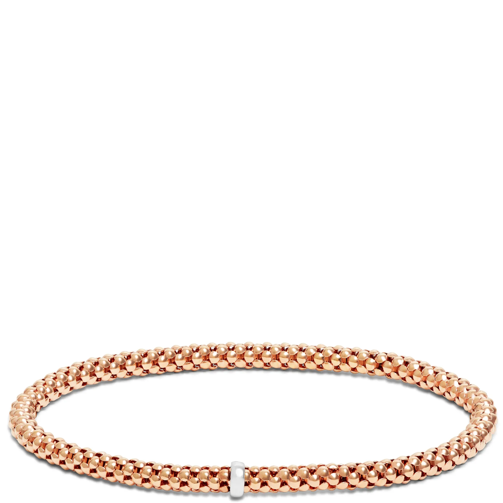 Rose Gold Toscano Stretchy Bangle Bracelet 14K