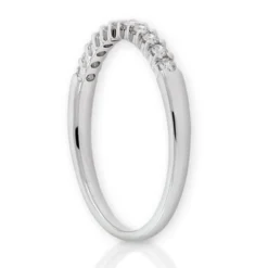 Round Diamond Bridal Band, 14K White Gold