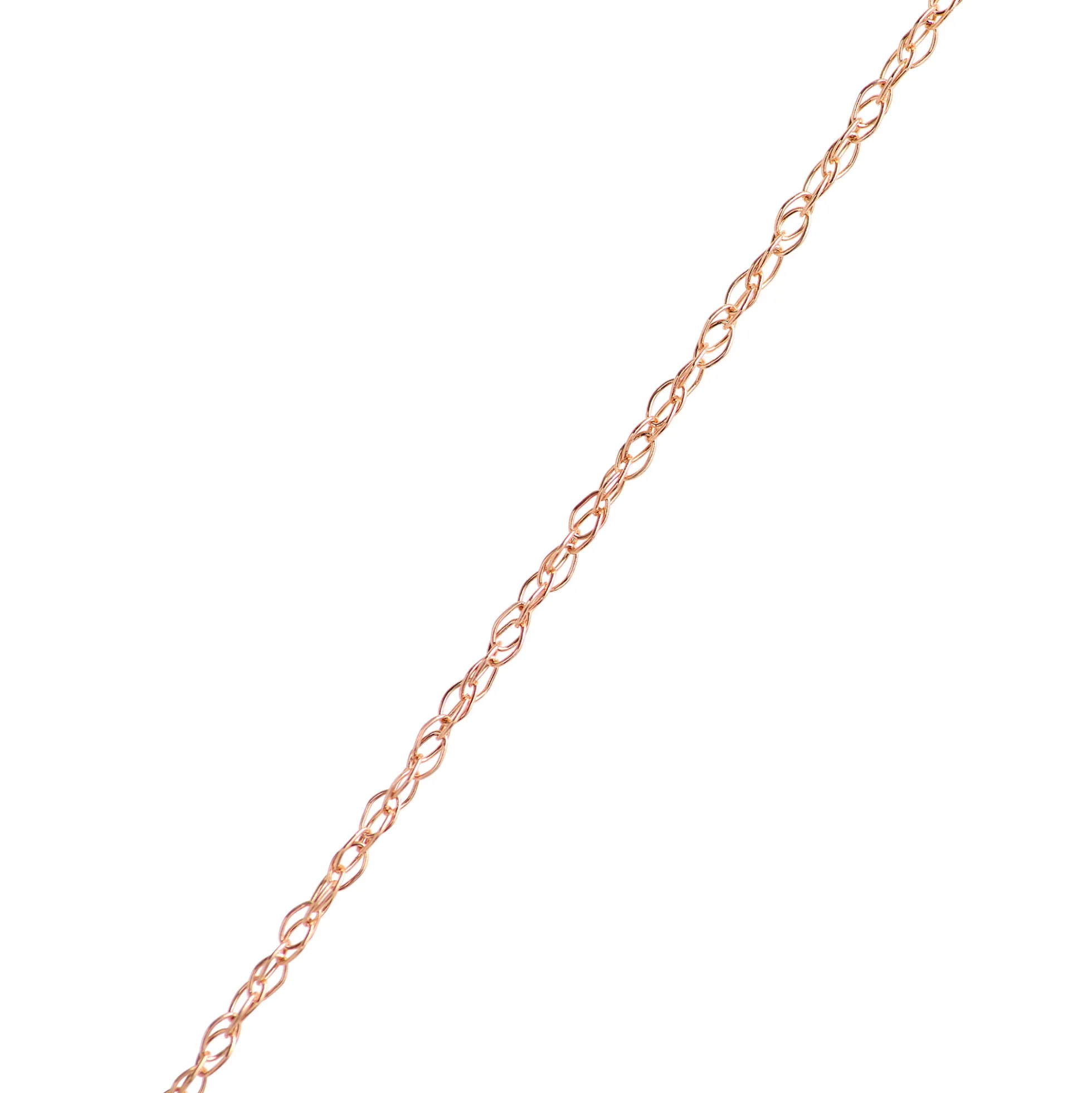 Round Morganite and Diamond Halo Pendant Necklace, 1/10 Carat, 14K Rose Gold