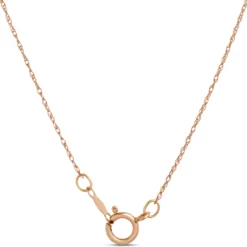 Round Morganite and Diamond Halo Pendant Necklace, 1/10 Carat, 14K Rose Gold