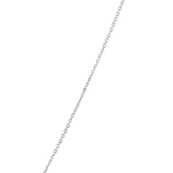 Round Tanzanite and Diamond Halo Pendant Necklace in 14K White Gold
