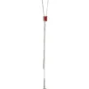 Ruby & Diamond Stationary Lariat Necklace 14K