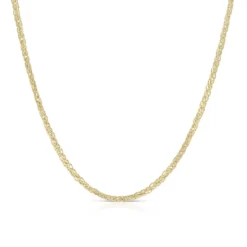 Square Wheat Chain 14K, 18
