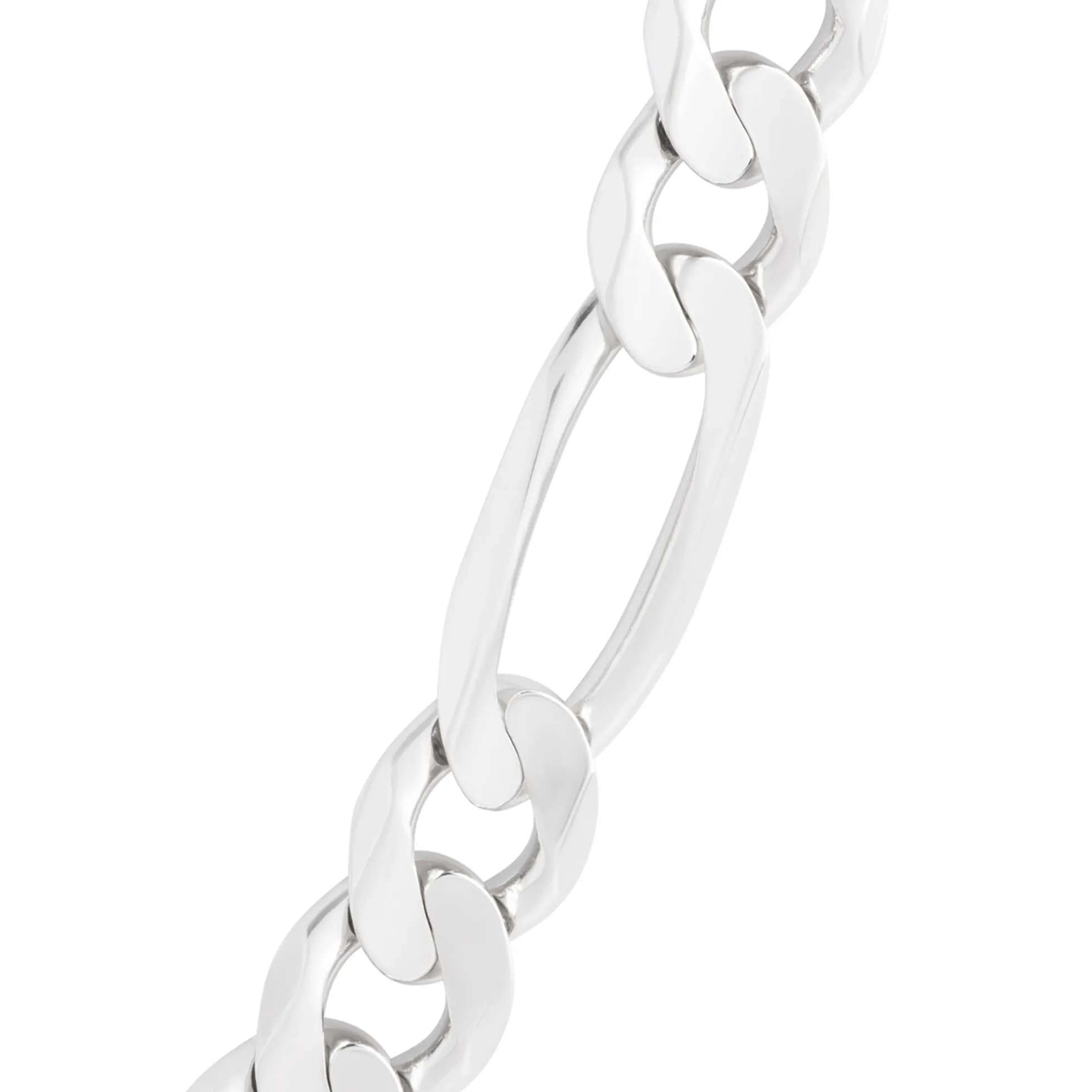 Sterling Silver 24-Inch Figaro Chain Necklace