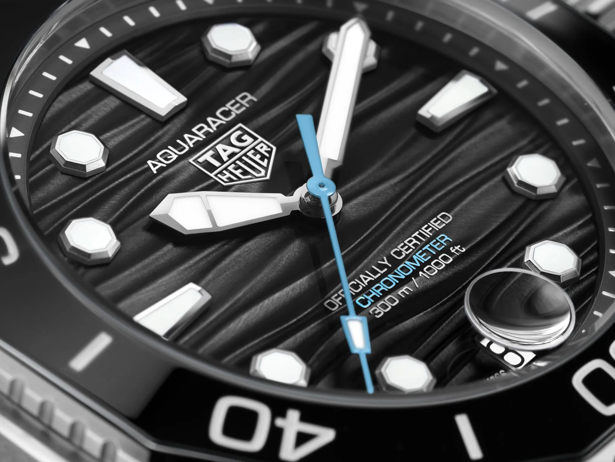 TAG Heuer Aquaracer Professional 300 Black Dial Stainless Steel Watch, 42mm