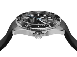 TAG Heuer Aquaracer Professional 300 Black Dial Black Rubber Strap Watch, 42mm