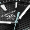 TAG Heuer Aquaracer Professional 200 Solargraph Watch Titanium Case Black Dial, 40mm