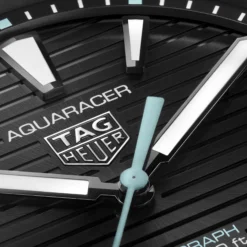 TAG Heuer Aquaracer Professional 200 Solargraph Watch Titanium Case Black Dial, 40mm