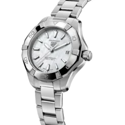 TAG Heuer Aquaracer Professional 200 Solargraph White Dial, Steel, 34mm