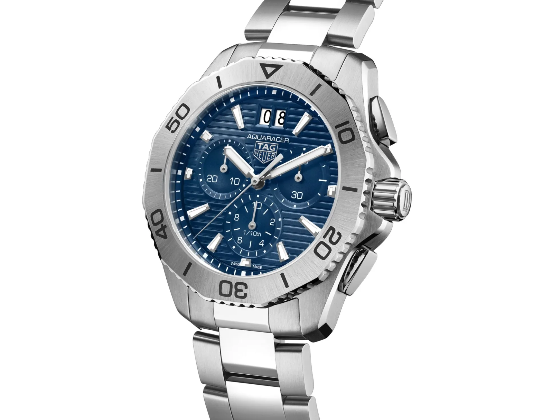TAG Heuer Aquaracer Professional 200 Chronograph Blue Dial, 40mm