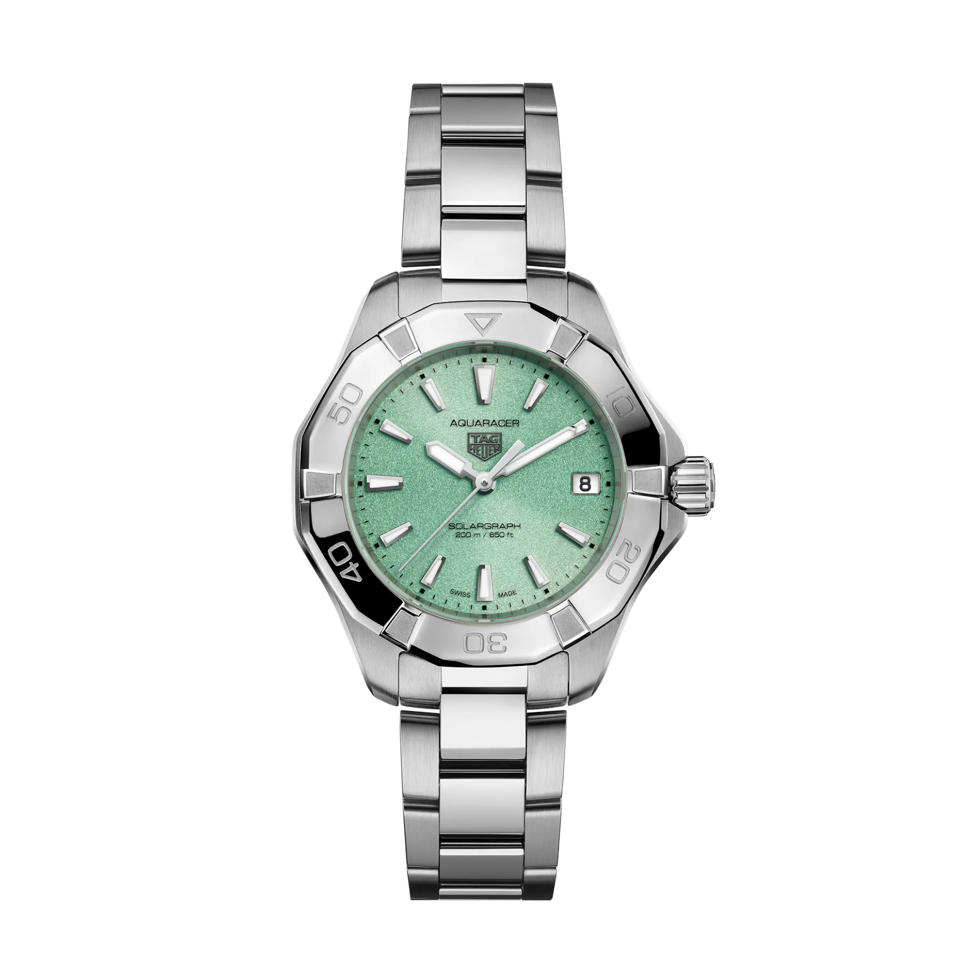 TAG Heuer Aquaracer Professional 200 Solargraph Green Dial, 34mm