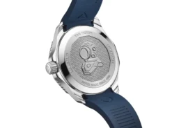 TAG Heuer Aquaracer Professional 300 Blue Dial Blue Rubber Strap Watch, 42mm