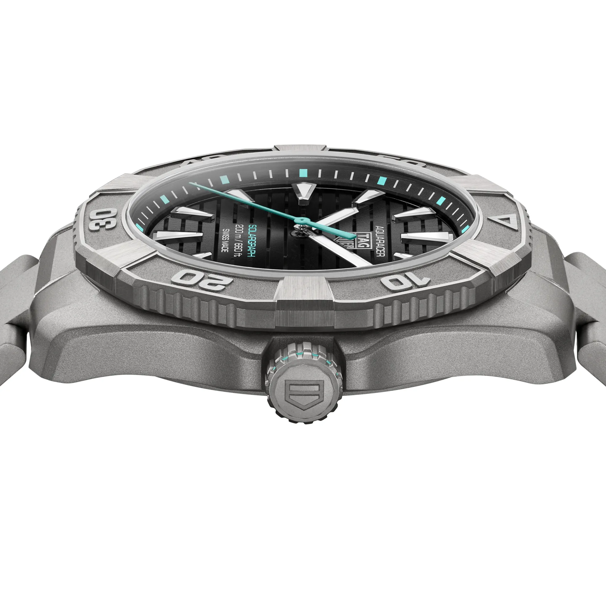 TAG Heuer Aquaracer Professional 200 Solargraph Black Dial Watch, 40mm