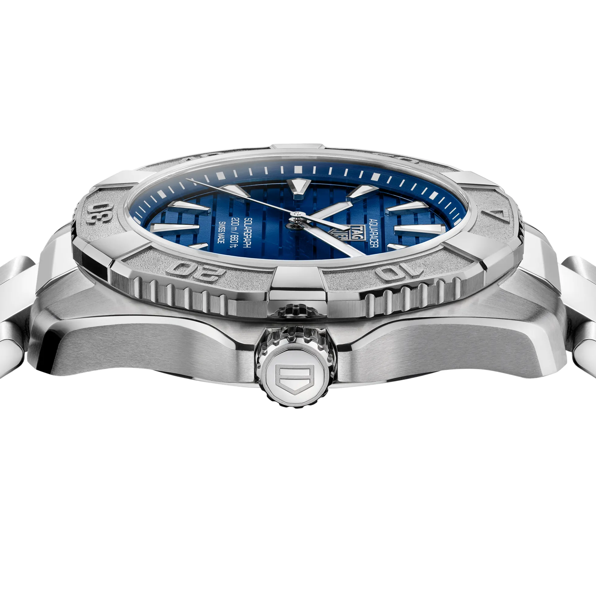 TAG Heuer Aquaracer Professional 200 Solargraph Blue Dial Watch, 40mm
