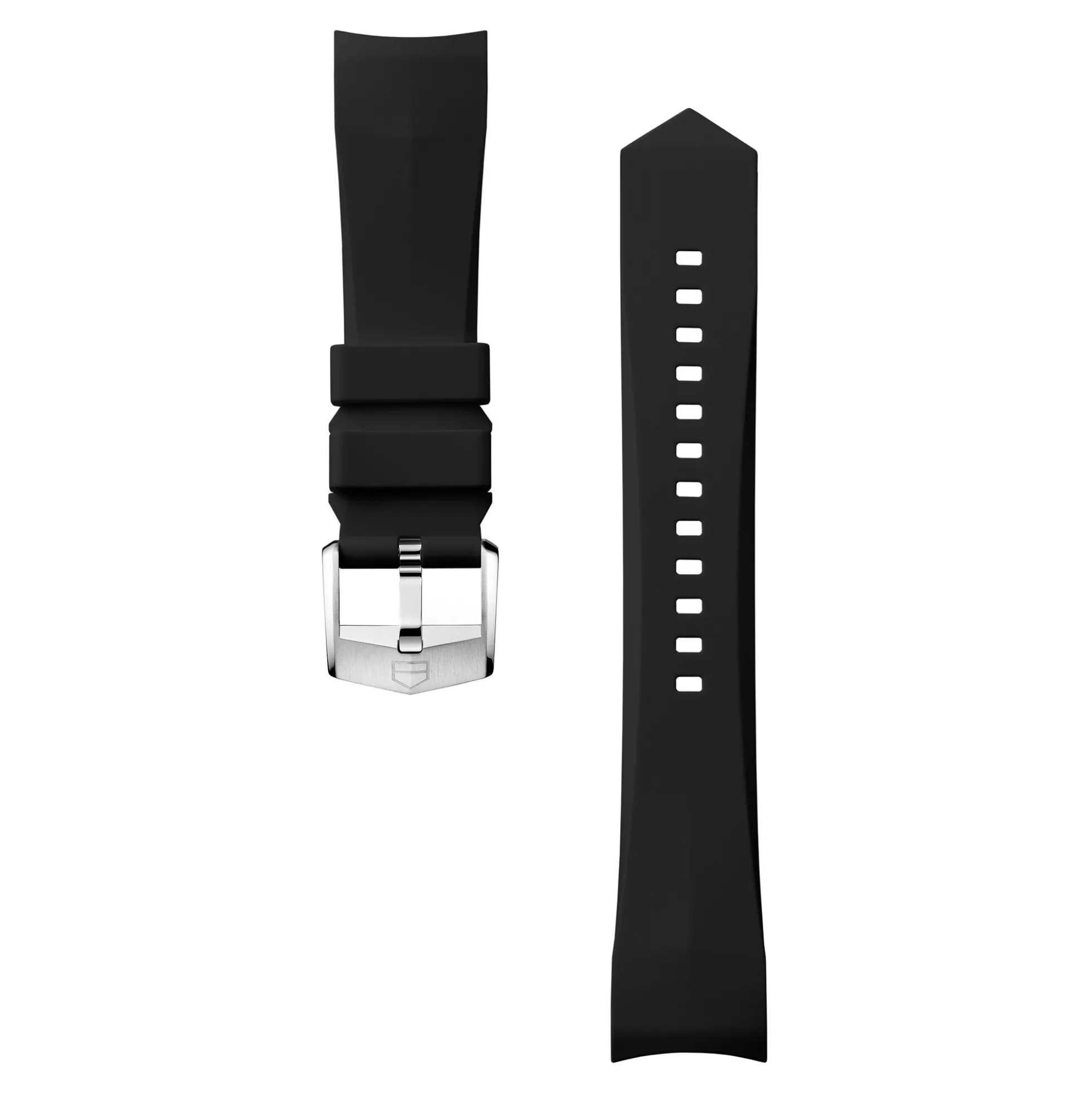 TAG Heuer Calibre E5 Black Rubber Strap, 40mm