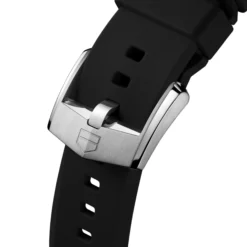 TAG Heuer Calibre E5 Black Rubber Strap, 40mm