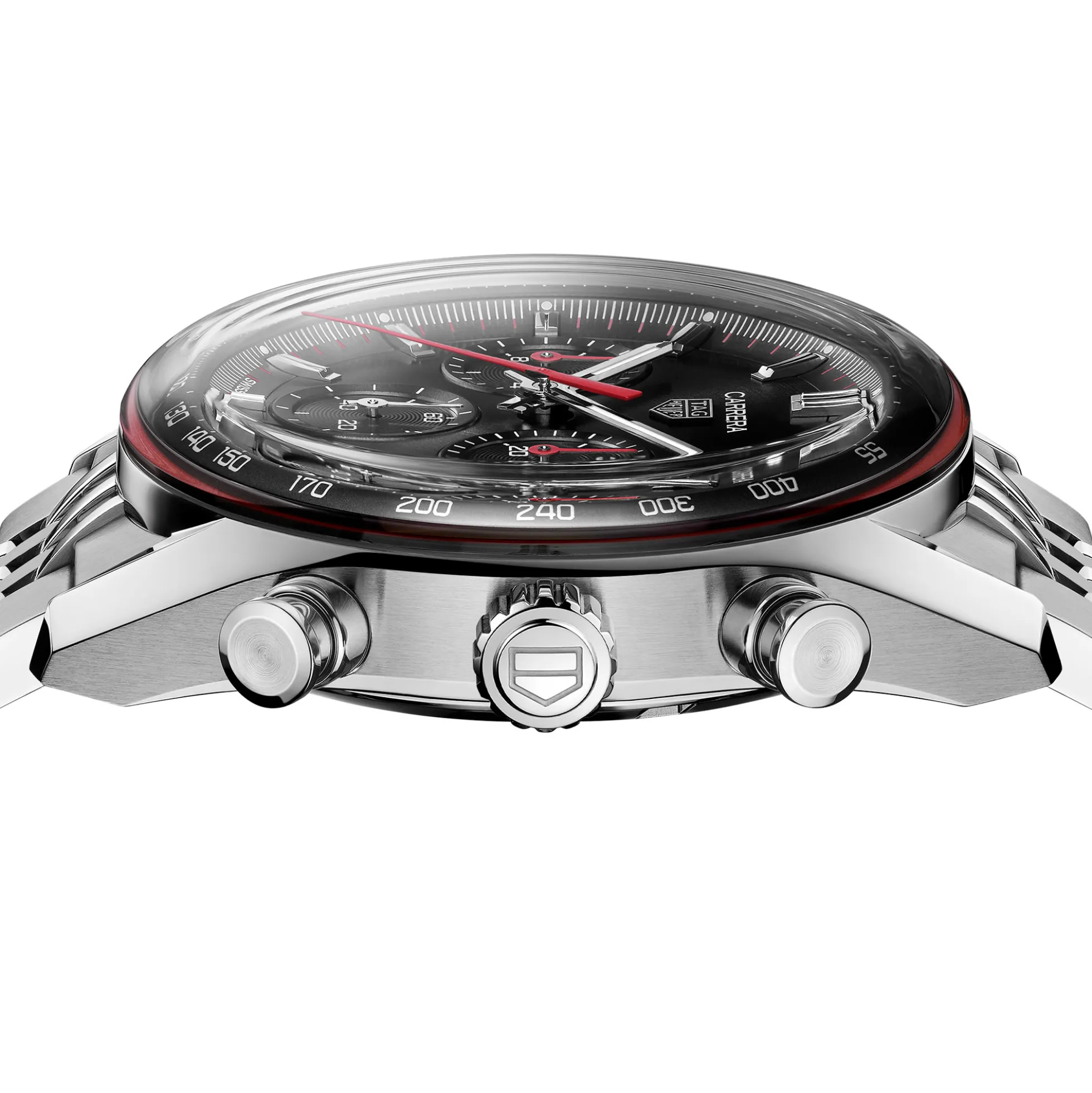 TAG Heuer Carrera Chronograph Black Dial Watch, 41mm