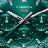 TAG Heuer Carrera Chronograph Green Dial Watch, 41mm