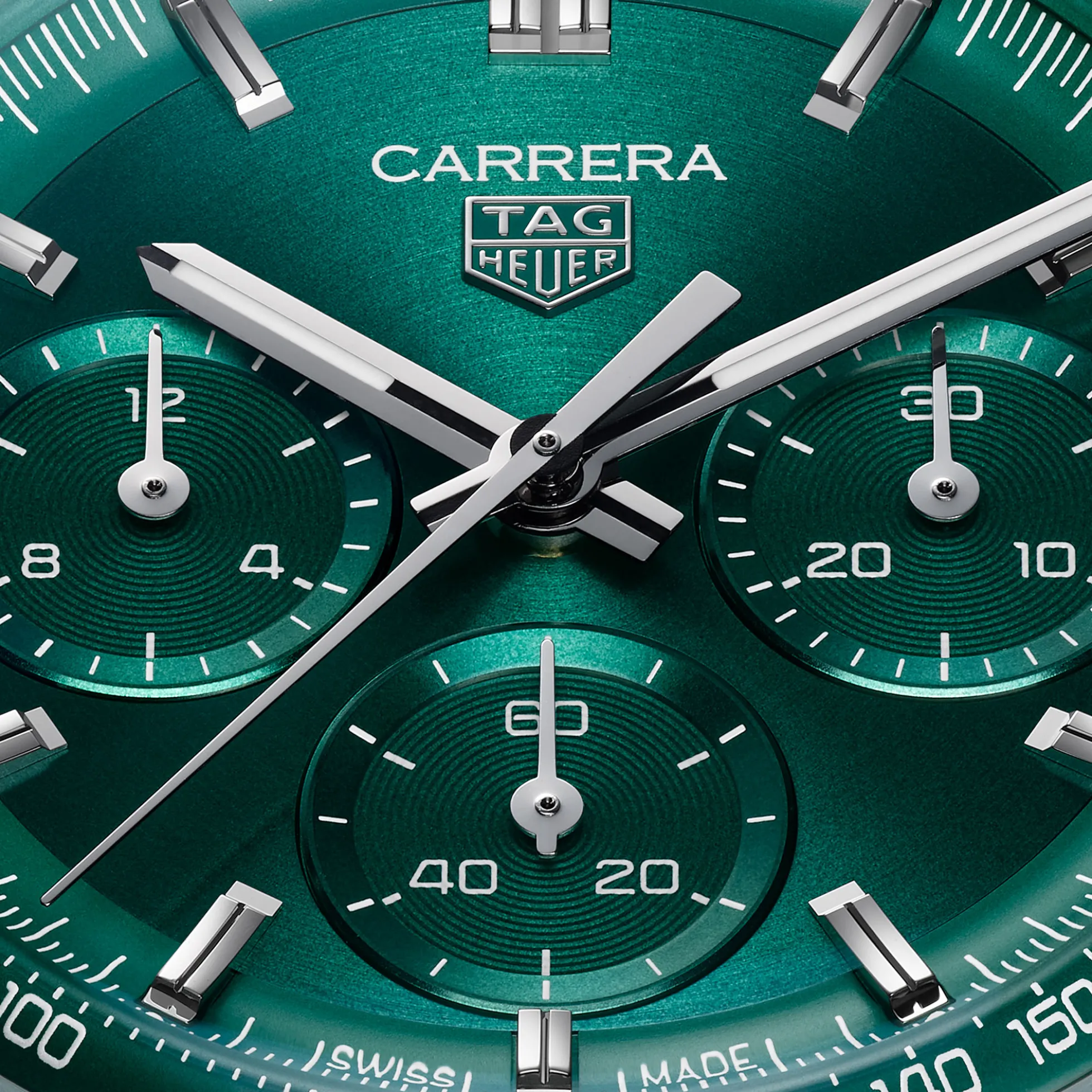 TAG Heuer Carrera Chronograph Green Dial Watch, 41mm