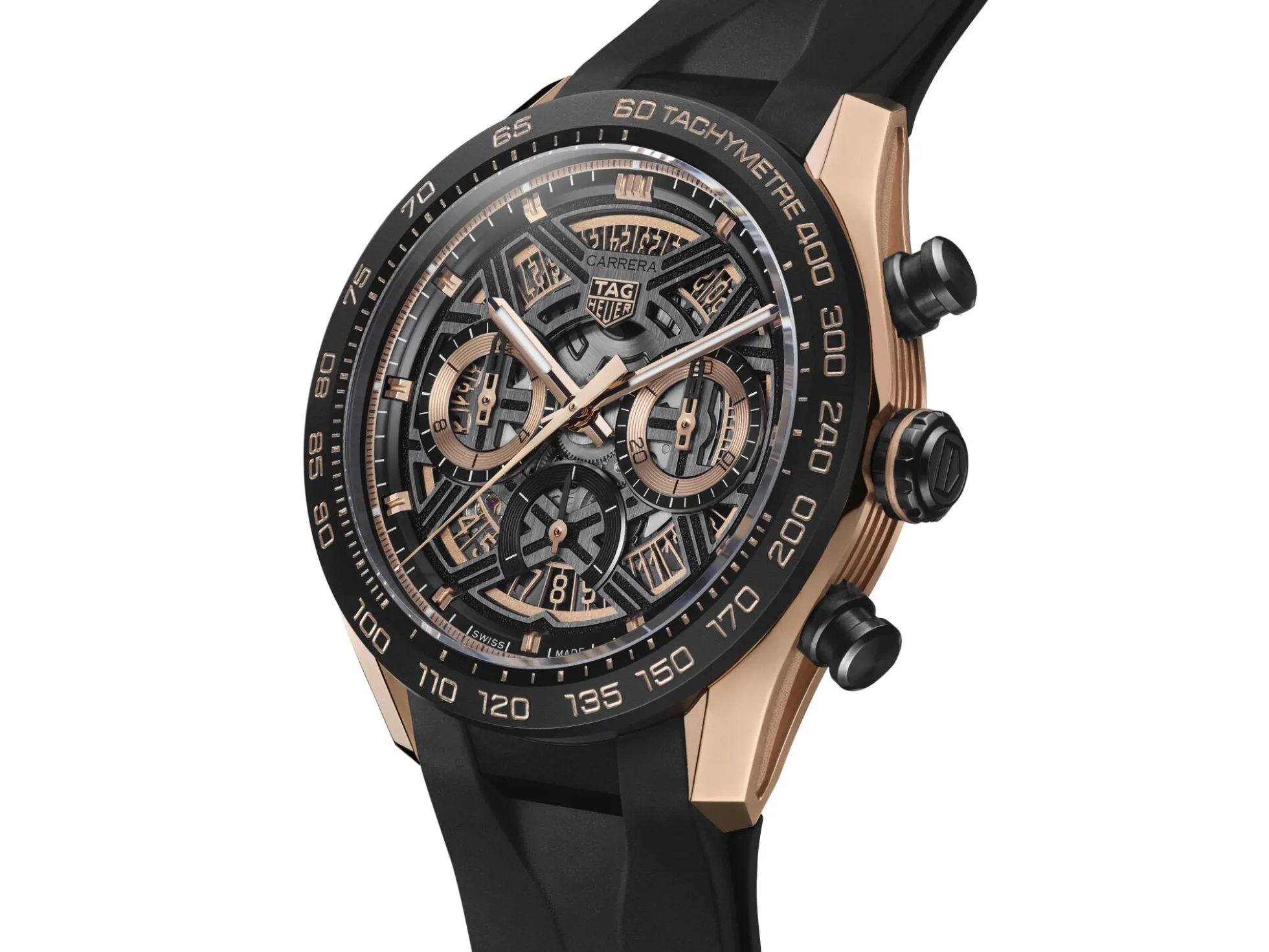 TAG Heuer Carrera Chronograph Extreme Sport Black and Gold Dial, 44mm
