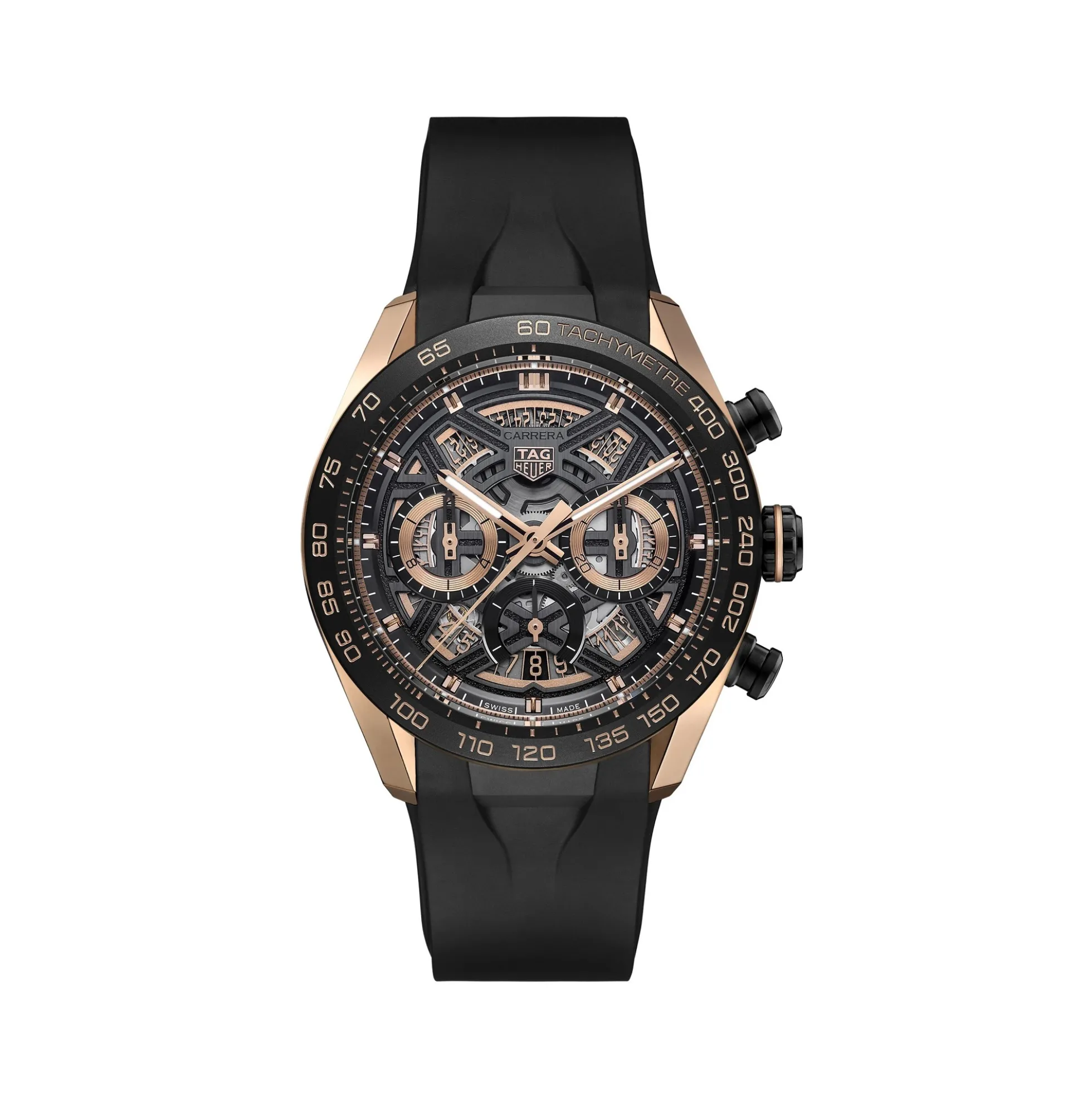 TAG Heuer Carrera Chronograph Extreme Sport Black and Gold Dial, 44mm