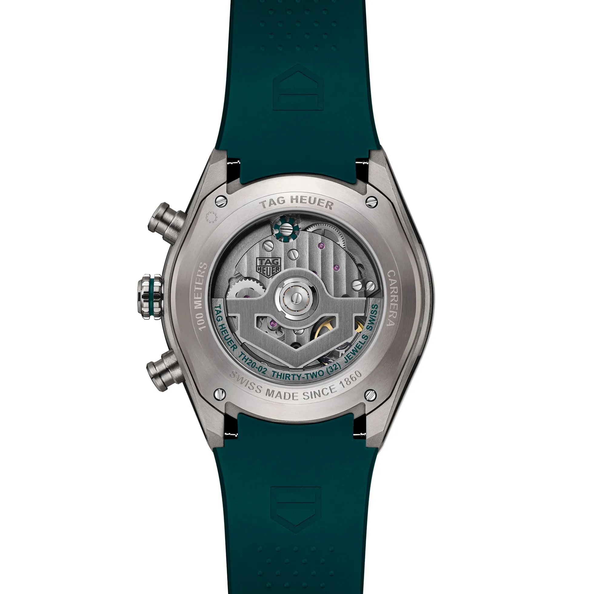 TAG Heuer Carrera Chronograph Extreme Sport Green Skeleton Dial Watch, 44mm