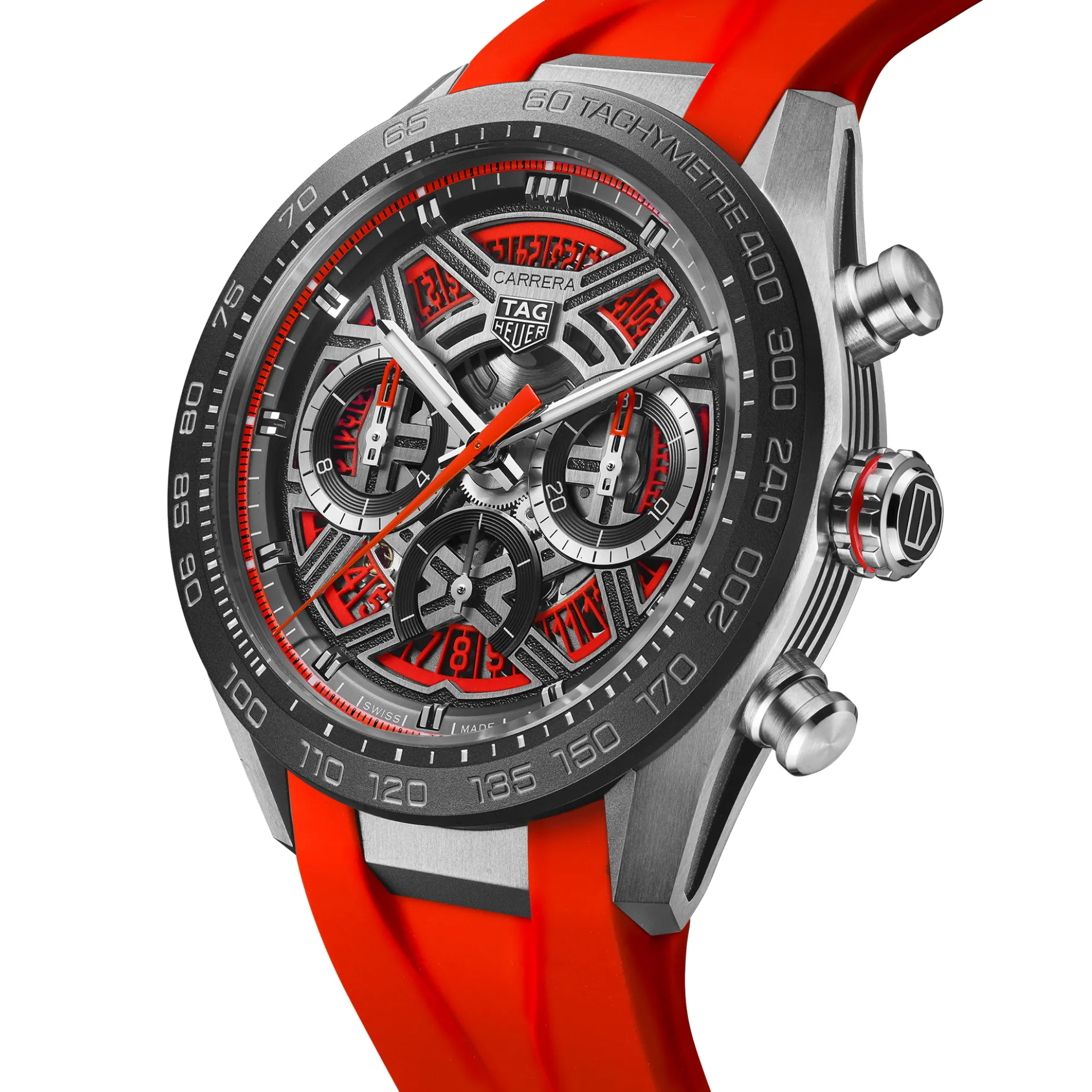 TAG Heuer Carrera Chronograph Extreme Sport Red Dial, 44mm