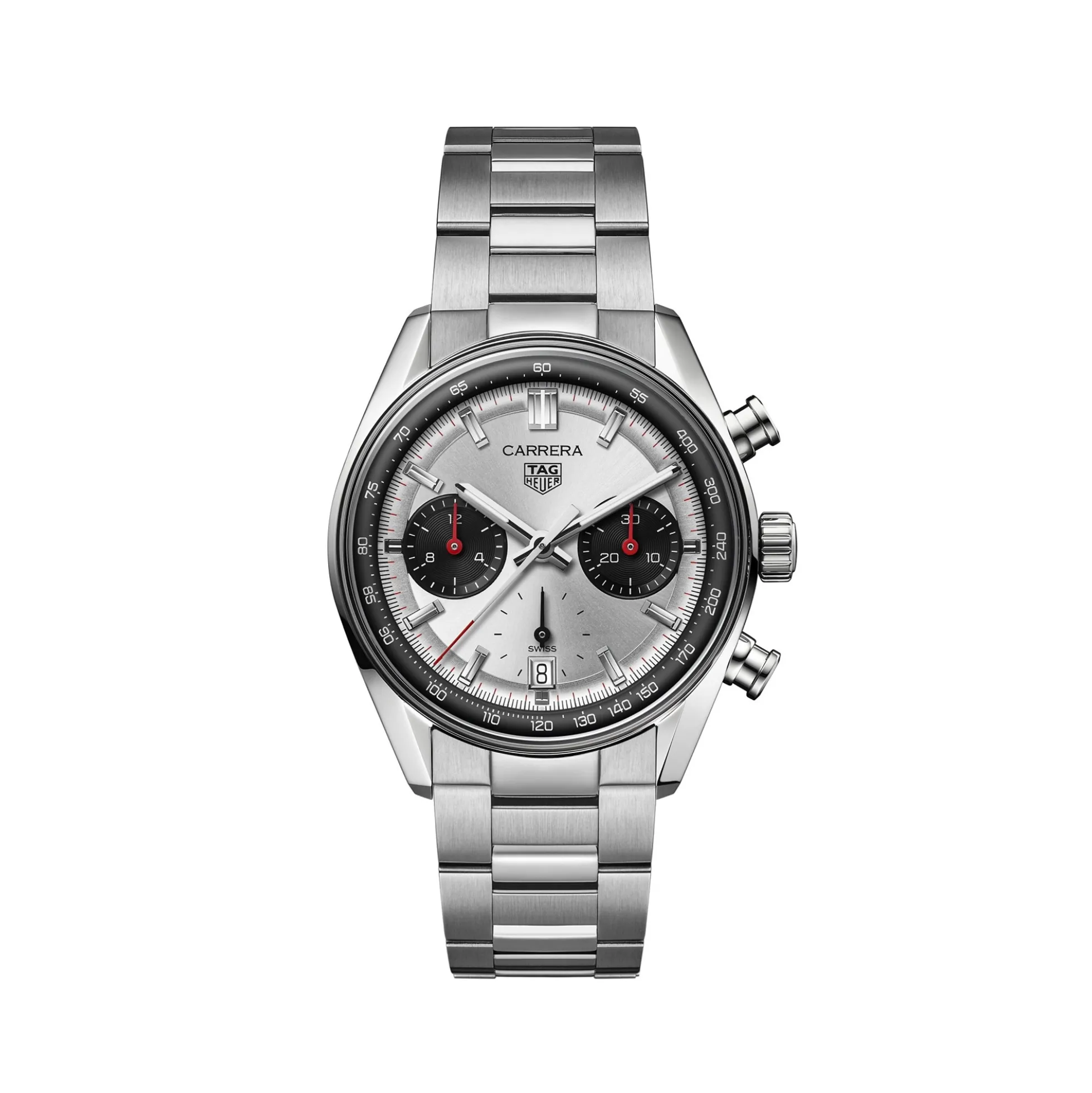 TAG Heuer Carrera Chronograph White Dial, 39mm
