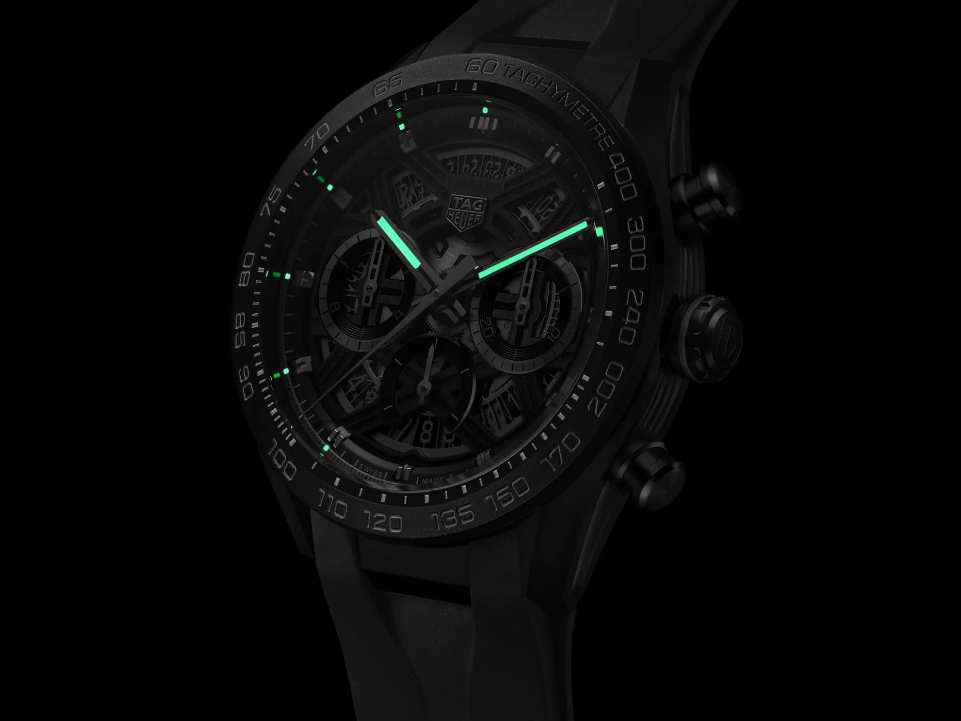TAG Heuer Carrera Chronograph Extreme Sport Black Dial, 44mm