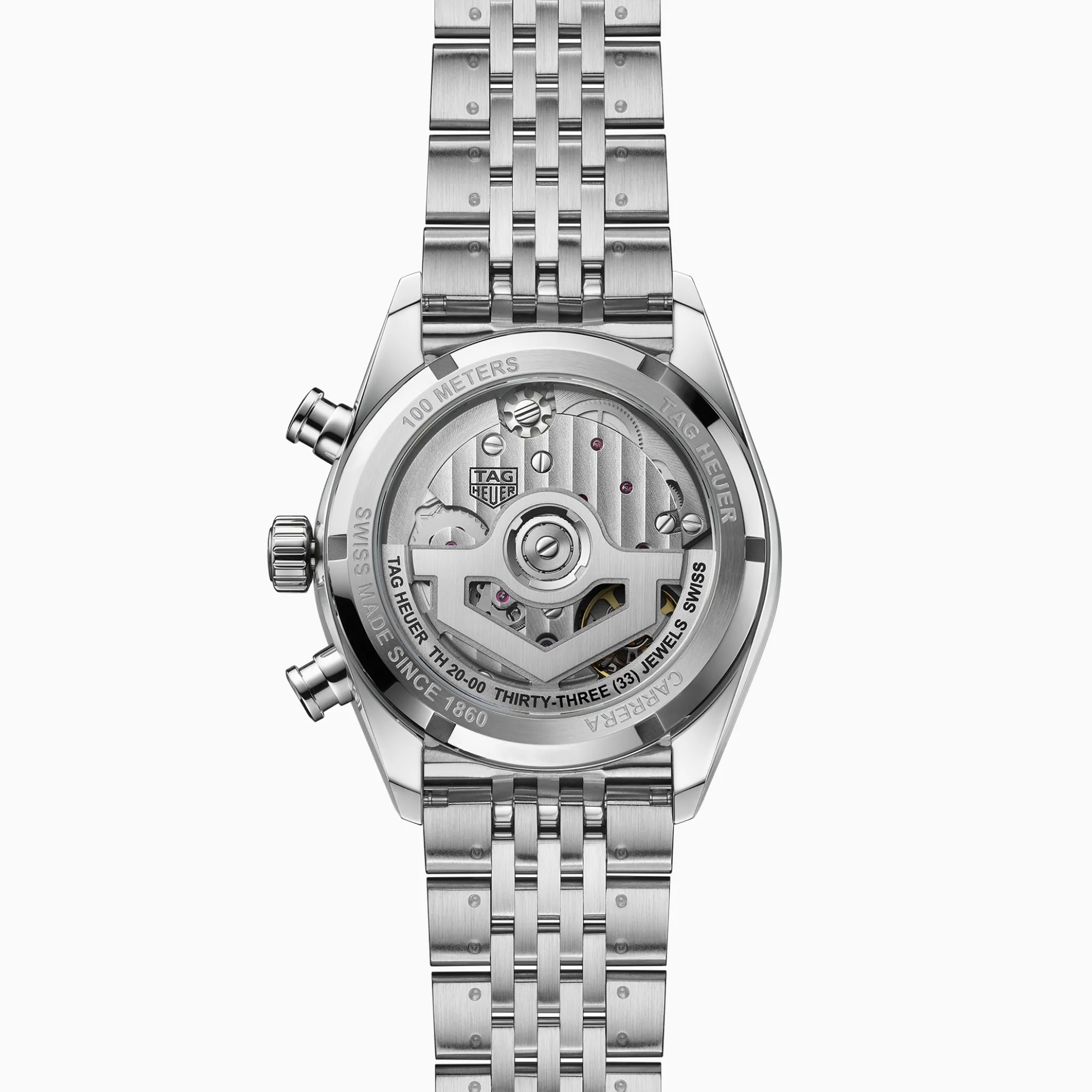 TAG Heuer Carrera Chronograph White Dial Watch, 39mm