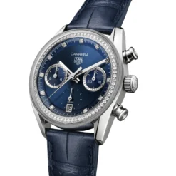 TAG Heuer Carrera Chronograph Blue Dial Watch, 39mm