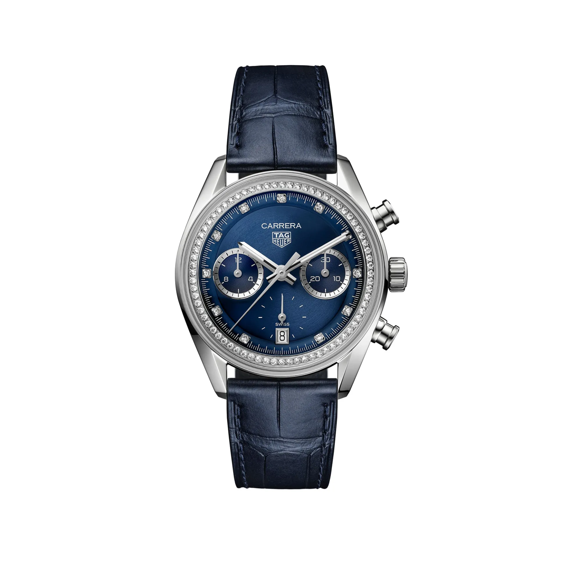 TAG Heuer Carrera Chronograph Blue Dial Watch, 39mm