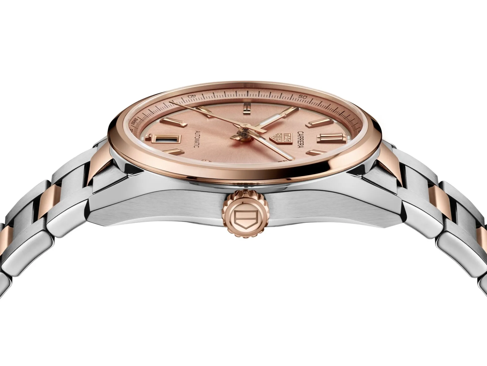 TAG Heuer Carrera Date Pink Dial, 36mm