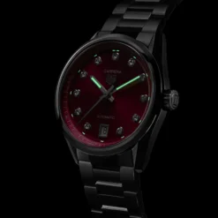 TAG Heuer Carrera Date Watch Pink Dial, 36mm
