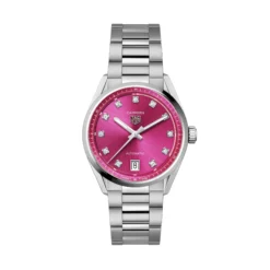 TAG Heuer Carrera Date Watch Pink Dial, 36mm