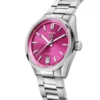 TAG Heuer Carrera Date Watch Pink Dial Steel Bracelet, 36mm