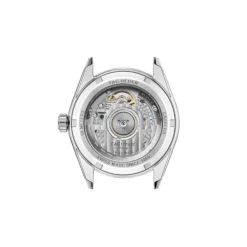 TAG Heuer Carrera Date Watch Steel Case Blue Dial Rose Gold Detailing, 36mm
