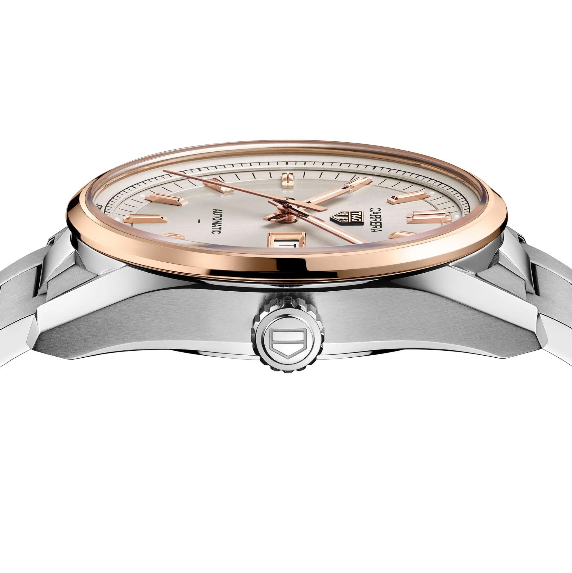 TAG Heuer Carrera Day-Date Beige Dial Watch, 41mm