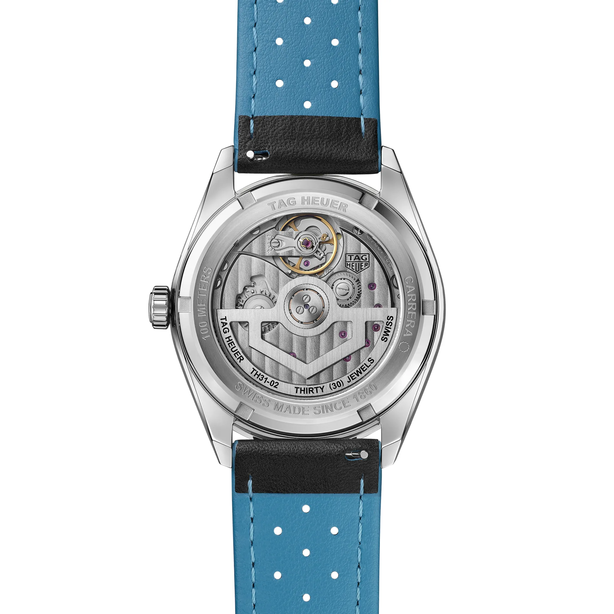 TAG Heuer Carrera Day-Date Black Dial Watch, 41mm