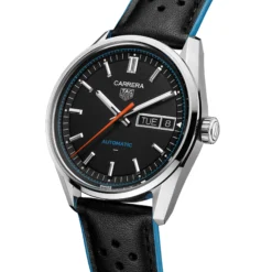 TAG Heuer Carrera Day-Date Black Dial Watch, 41mm