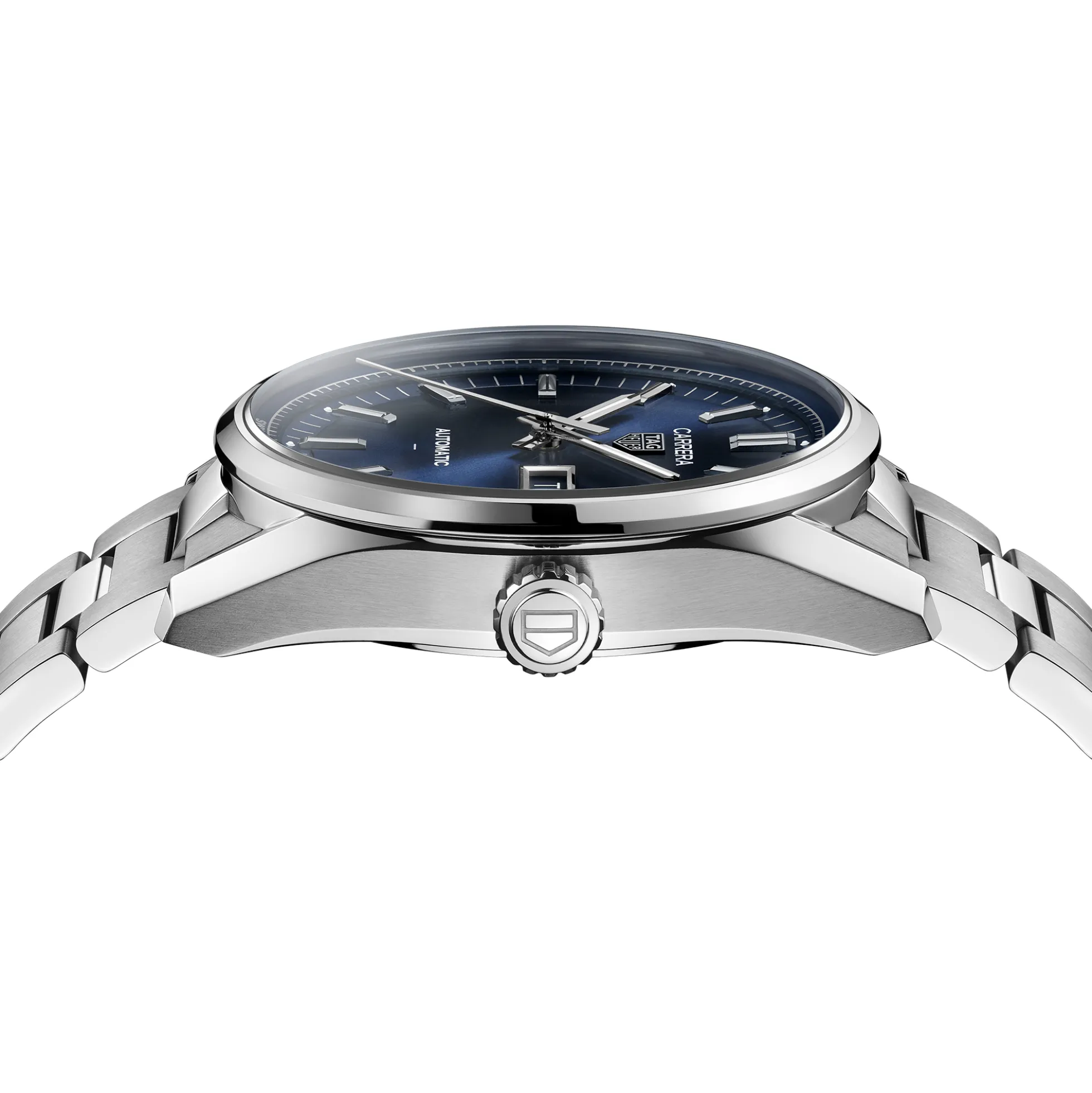 TAG Heuer Carrera Day-Date Blue Dial Watch, 41mm