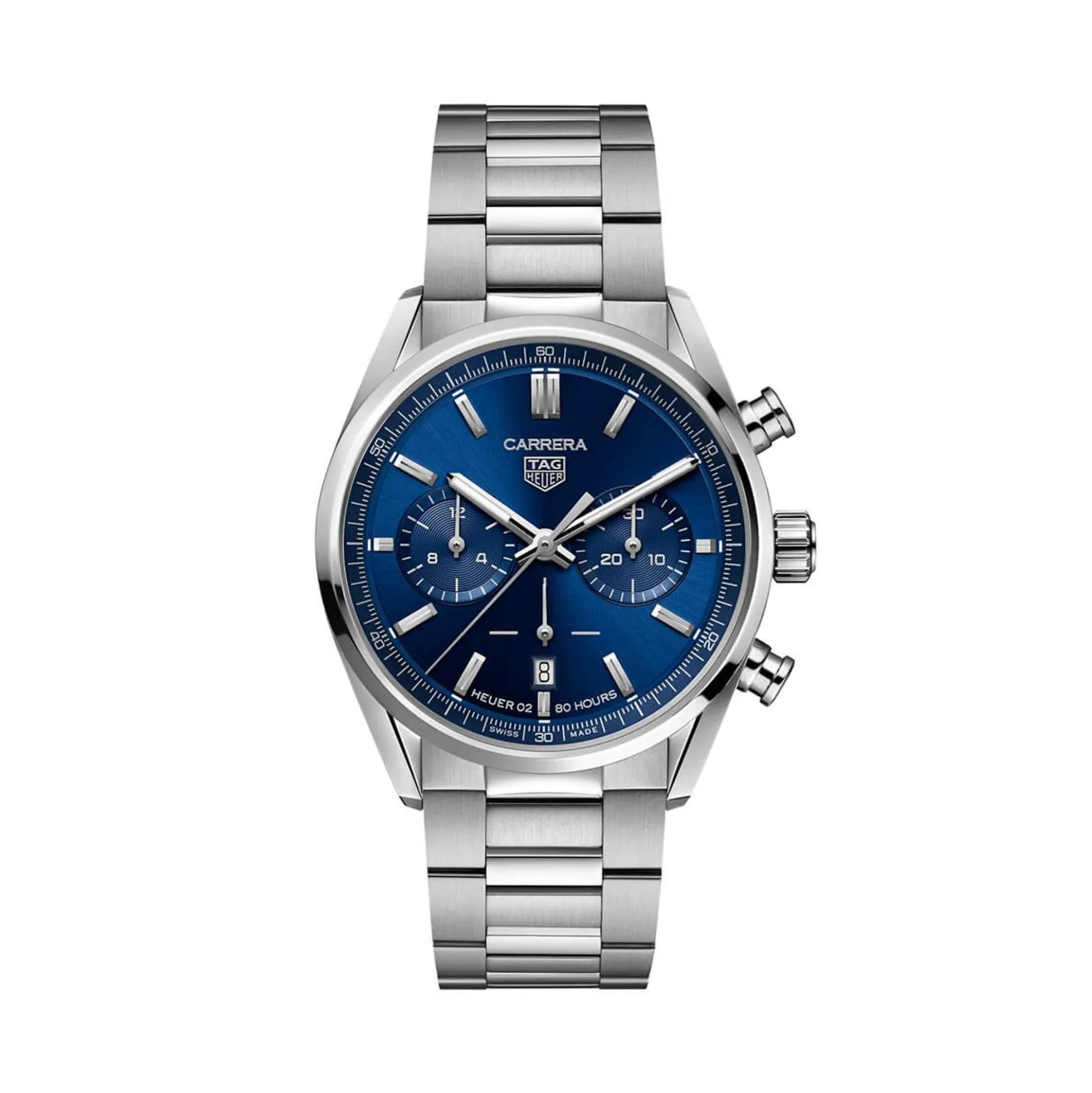 TAG Heuer Carrera Heuer 02 Automatic Mens Blue Steel Chronograph Watch