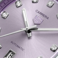 TAG Heuer Carrera Purple Dial Watch, 36mm