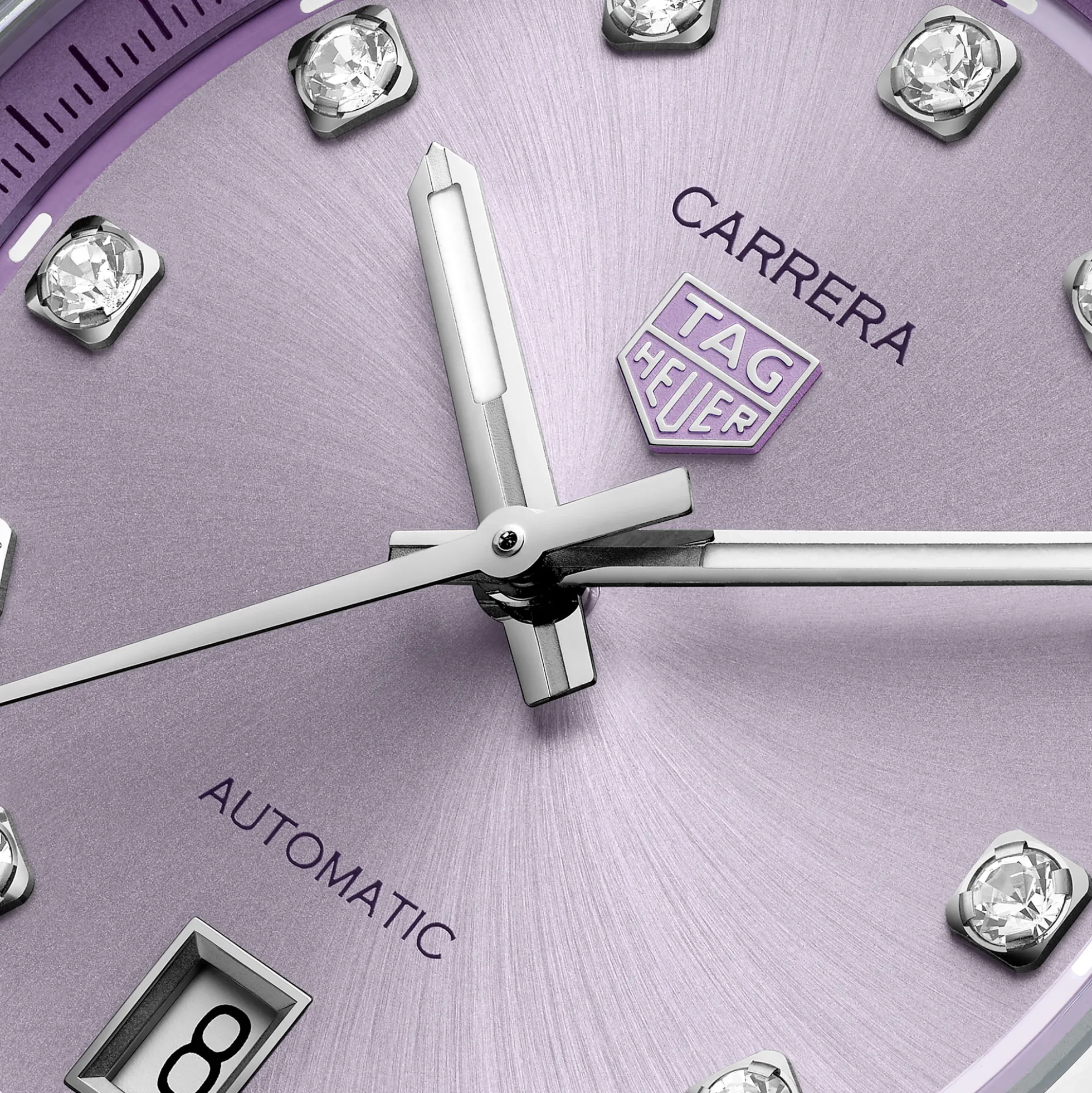 TAG Heuer Carrera Purple Dial Watch, 36mm