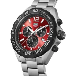 TAG Heuer Formula 1 Chronograph Red Dial Watch, 43mm