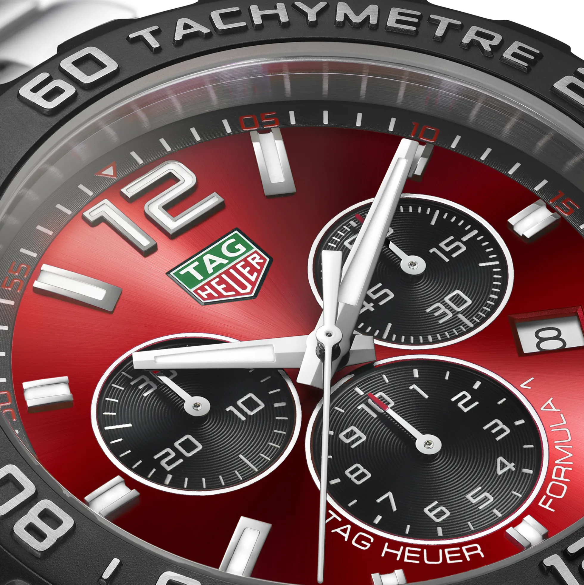 TAG Heuer Formula 1 Chronograph Red Dial Watch, 43mm