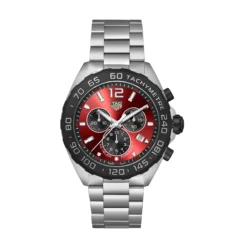 TAG Heuer Formula 1 Chronograph Red Dial Watch, 43mm