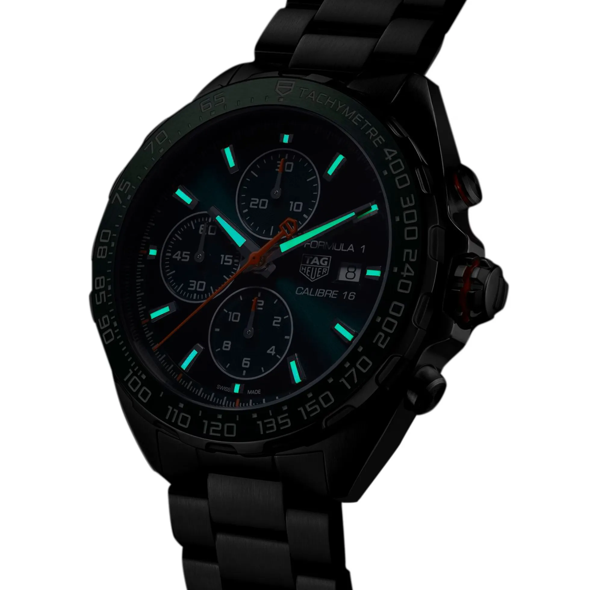 TAG Heuer Formula 1 Chronograph Green Dial, 44mm