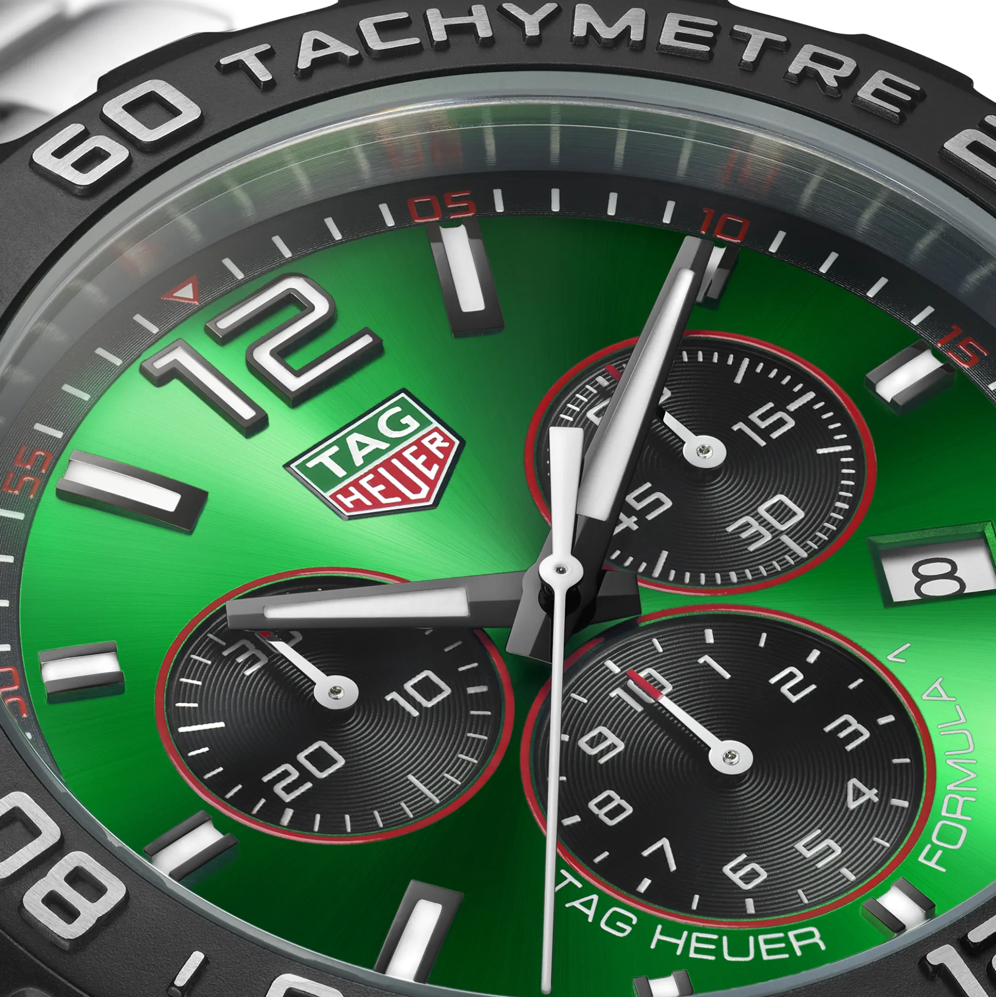 TAG Heuer Formula 1 Chronograph Green Dial, 43mm