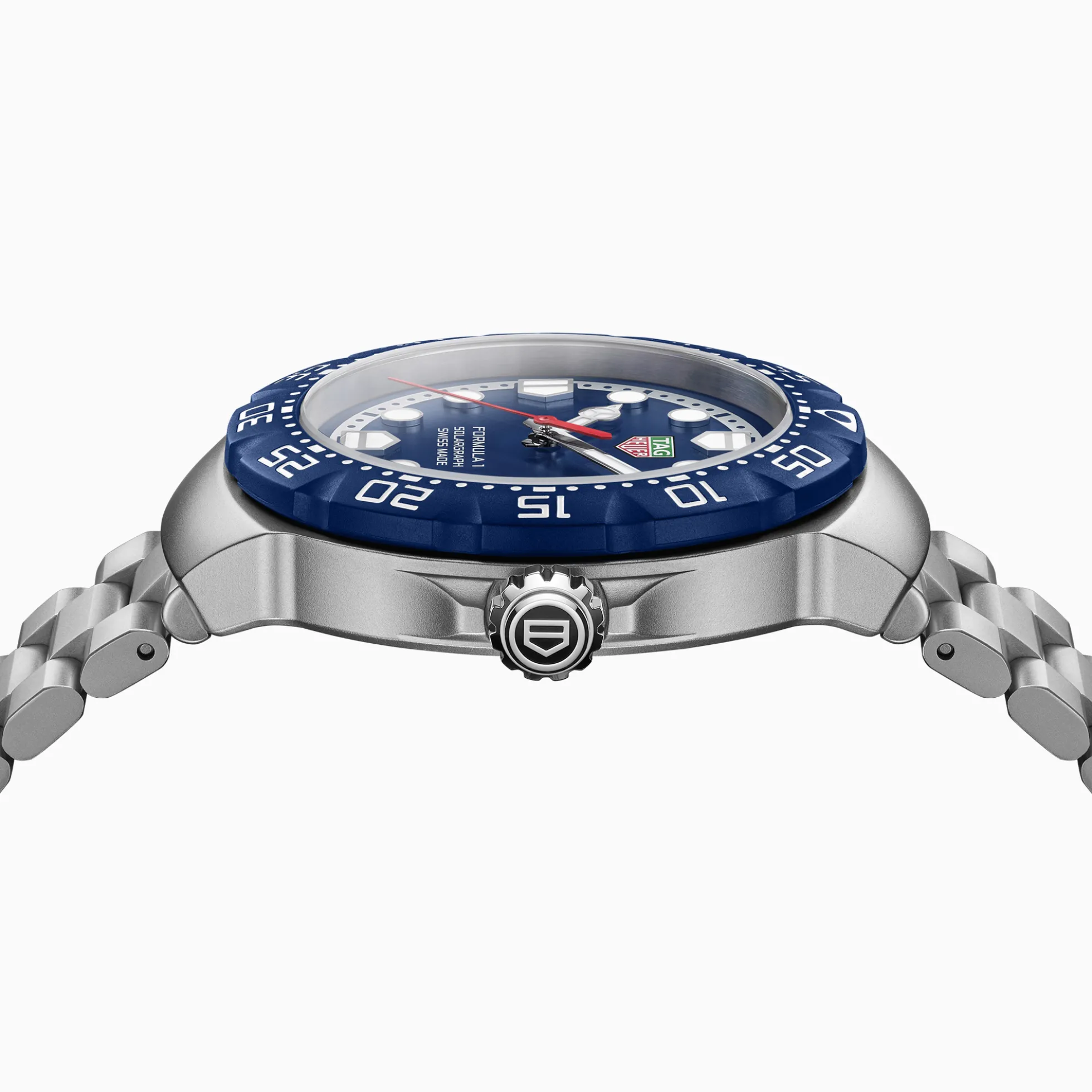 TAG Heuer Formula 1 Solargraph Blue Dial Watch, 38mm